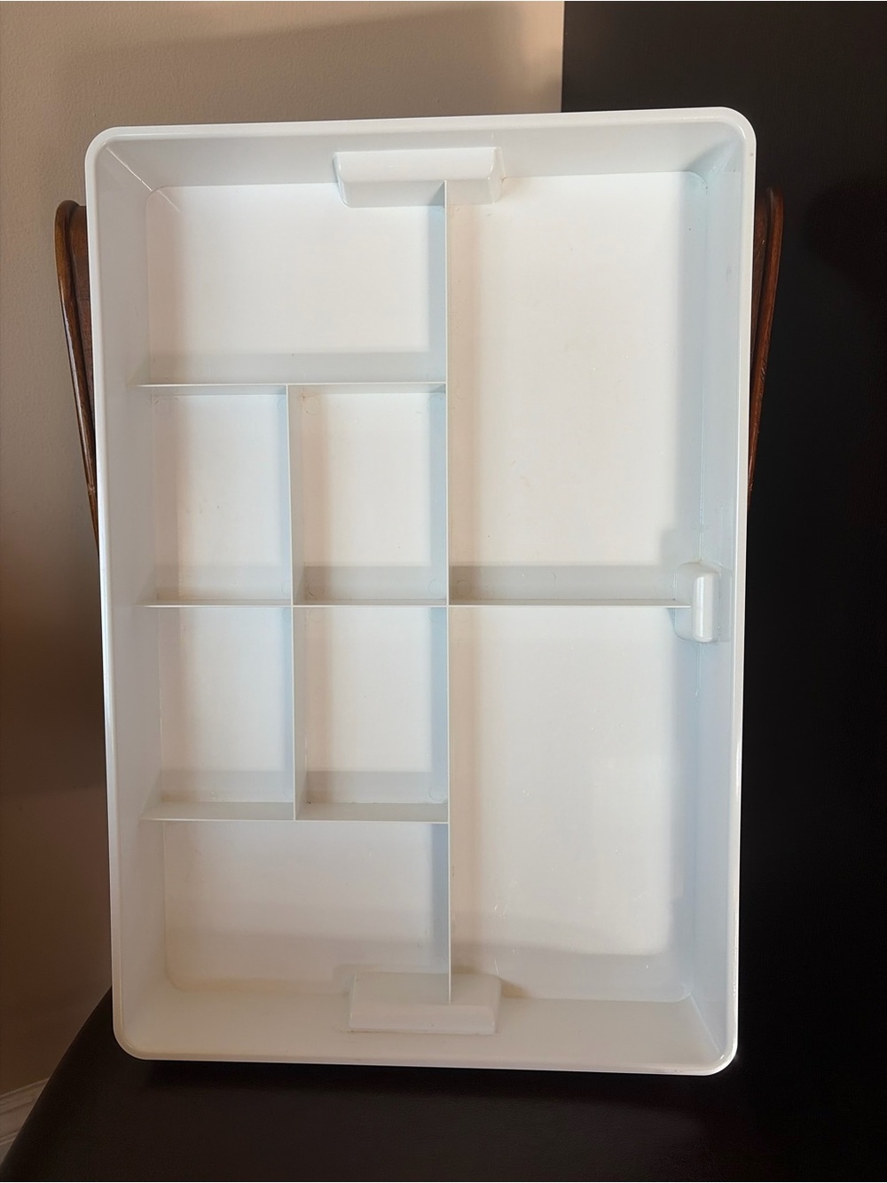IKEA White Drawer Organizer Tray / Multi-Compartment Home Storage Makeup